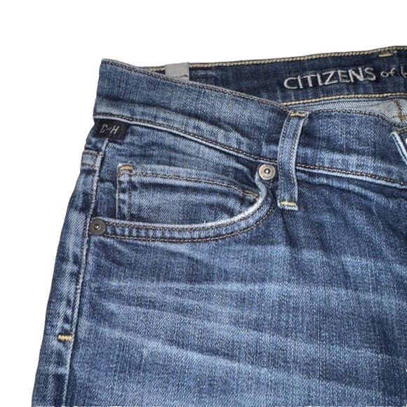 CITIZENS OF HUMANITY, Phoebe jeans 26, slim straight crop, denim, medium wash - Picture 4 of 11
